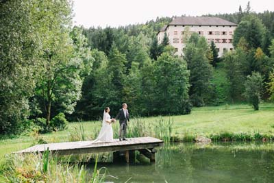 Marstadl Schlossteich Hochzeitslocation Himmelberg